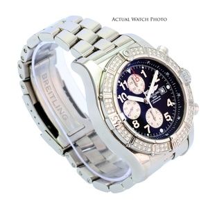 Breitling Accessories - Breitling Mens Super Avenger Stainless Steel 48mm Breitling Accessories - Breitling Mens Super Avenger Stainless Steel 48mm